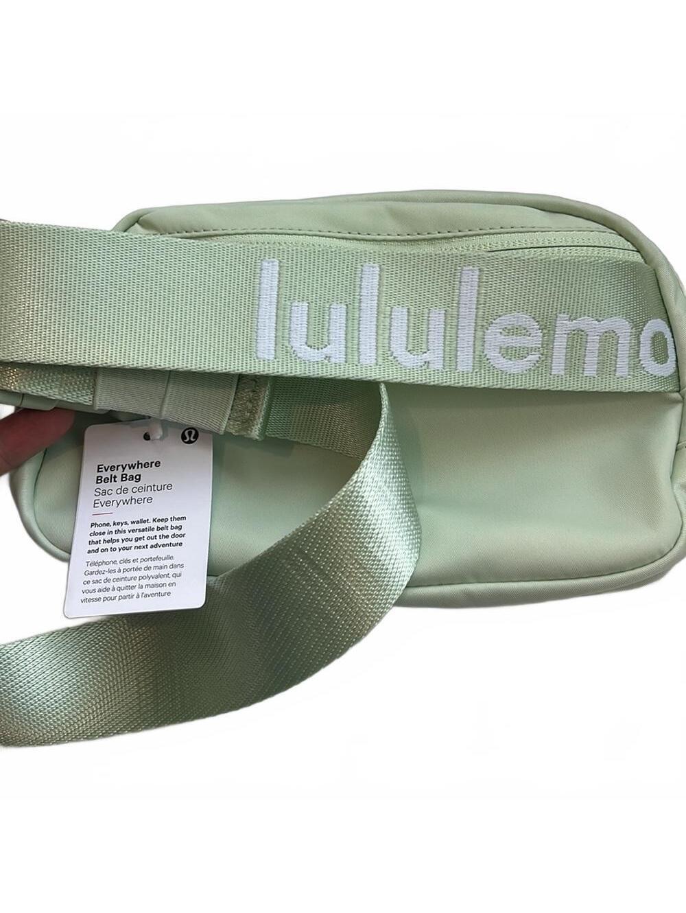 Lululemon Everywhere Belt Bag LU9AYNS Kohlrabi Green White NWT - Picture 5 of 7